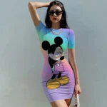 kf-Sca9f68ac36874ac38e8b8ba090feae84O-Disney-Minnie-Mickey-Mouse-bow-print-Elegant-Pencil-Dress-Womens-Simple-Sheath-Office-Dresses-Summer-Short