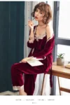 kf-Sab18877cd15b428882ddabc82ef1e944J-Pajamas-Women-s-Autumn-Winter-Sexy-Sling-Gold-Velvet-Long-Sleeved-Ladies-Nightgown-Suit-Large-Size