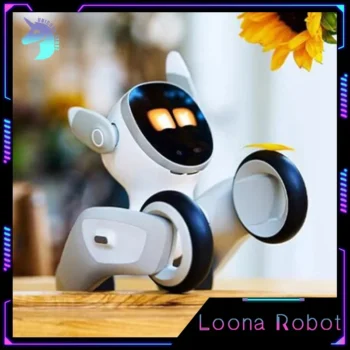 LOONA Smart Robot Dog Intelligent Robots Emopet Accompany Custom Voice Compatible Game Monitor Electronic Toy For Children Gift