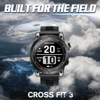 North EDGE Cross Fit3 Outdoor GPS Smart HD Sports Watch High Pressure Compass Men's Smart Watches