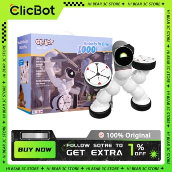 ClicBot Smart Robot Creative Splicing Emotional Interaction Graphical Programming Intelligent Electronic Pet Toy For Children