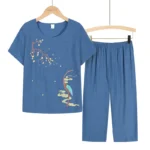 kf-S8ded45e85bce42ac88cfc4677e51ff47D-Middle-Aged-Mothers-Women-s-Home-Clothes-Cotton-Linen-Suit-Short-Sleeve-Sleepwear-T-shirt-Summer