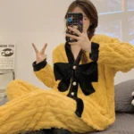kf-Sf81df516a512498d9b962e651c7fd9c93-New-Autumn-Winter-Extra-Warm-Pajamas-Set-Women-Fleece-Thickened-Pijama-Girls-Big-Bow-Soft-Furry