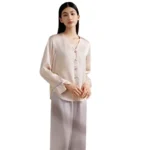 kf-Sf72014845f88498c94aea6cc1efa1661N-Winsleter-100-Mulberry-Silk-Pajama-Set-Casual-Fashion-Homewear-Women-Long-Sleeve-VNeck-Top-Pants-Summer