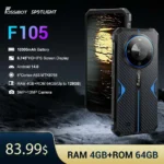 [World Premeire] FOSSiBOT F105 Rug Phone 6.745" HD+ 10300mAh Octa-core 4GB+64GB Smartphone Android 14 20 MP Face ID Mobile Phone