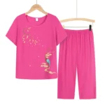 kf-S8ded45e85bce42ac88cfc4677e51ff47D-Middle-Aged-Mothers-Women-s-Home-Clothes-Cotton-Linen-Suit-Short-Sleeve-Sleepwear-T-shirt-Summer