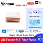 Sonoff MINI R4 Wifi Smart Home Switch Supports External Switch Detach Relay Mode Wi-Fi Remote Control R5 via eWeLink APP Alexa