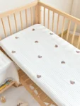 kf-S7fc428e8f4be433c9a618d540bc272f2w-130-70cm-120-60cm-Cotton-Quilted-Crib-Fitted-Sheets-Soft-Baby-Bed-Mattress-Cover-Bear-Embroidery
