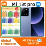 Xiaomi 13T Pro 5G SmartPhone CPU MediaTek Dimensity 9200+ Battery capacity 5000mAh 50MP Camera original used phone