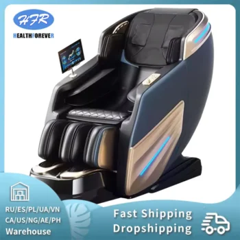 2024 Best Electric Full Body Luxury High-End Electric 4D Massage Chair 3D Zero Gravity Full Body Stretching Massage Chair