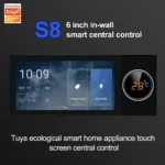 Tuya Zigbee Wifi Bluetooth HD LCD Wall Switch Touch Panel Smart Home Multi-function Light Curtain Remote Central Controller