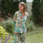 kf-S79c4ebcca40f400a9d15d69cd22fd8b1n-Fashion-comfortable-Ice-Silk-Pajamas-Women-s-High-end-Sense-ins-Style-Lapel-Spring-and-Summer