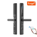 IP65 Waterproof Tuya SmartLife APP Smart Fingerprint Password RFID Card Lock For Pull Push Sliding Bridge Cutoff Aluminum Door