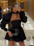 kf-S73d1535972644a11b03c72b709038be79-Clacive-Sexy-Slim-Black-Women-s-Dress-2024-Bodycon-Stand-Collar-Long-Sleeve-Mini-Dresses-Elegant