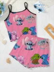 kf-Sdc6b26890e5442f18799a0ccb12e5e0ea-Minnie-Mouse-Lettuce-Trim-Short-Sets-for-Women-2-Pieces-Home-Dress-Top-T-shirt-Women