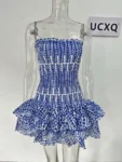 kf-Sd9d1be3ee64a47f7ab4f093d026b48e1O-UCXQ-Retro-Blue-Printed-Hollow-Out-Design-Slim-Fit-Ruffles-Patchwork-Strapless-Sleeveless-Dress-Beach-Holiday
