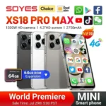 World Premiere SOYES XS18 Pro Max Mini Smartphone 2750mAh 4.3" Global 4G Android8.1 With Battery Facial Recognition GPS Small