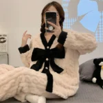 kf-Sf81df516a512498d9b962e651c7fd9c93-New-Autumn-Winter-Extra-Warm-Pajamas-Set-Women-Fleece-Thickened-Pijama-Girls-Big-Bow-Soft-Furry