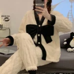 kf-Sf81df516a512498d9b962e651c7fd9c93-New-Autumn-Winter-Extra-Warm-Pajamas-Set-Women-Fleece-Thickened-Pijama-Girls-Big-Bow-Soft-Furry