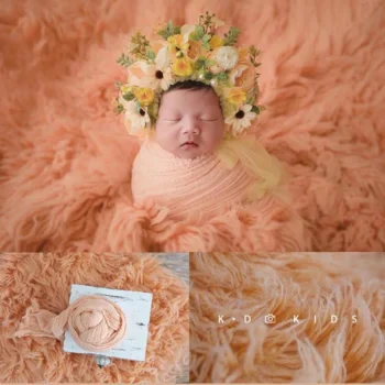 90CM X 150CM Baby Thick Greek Blanket Newborn Photography Curly Greek Wool Blanket Infant Studio Background Photo Accessories