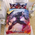 The Avengers Venom Spiderman Boys Bedding Set Duvet Cover Bed Sheet Pillowcases Ant-Man Black Panther Twin Single Size For Gift