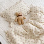 kf-Sba177aec69c8421b9db2144692ed330dI-Vintage-Floral-Muslin-Cotton-Baby-Crib-Bedding-Set-Children-Bed-Linen-Duvet-Cover-Sheet-Pillowcase-Without