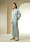kf-S452ea29a5cfc435eada8a1563863d9ffT-BirdTree-19MM-100-Mulberry-Silk-Pajamas-for-Women-Solid-Color-Silky-Satin-Skin-Friendly-Homewear-Set