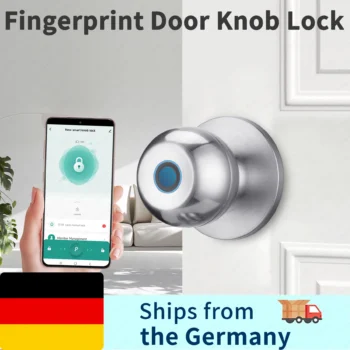 Local products Fingerprint Door Lock For Bedroom Smart Lock Biometric Door Knob Lock with App for Bedrooms Cloakroom Offices