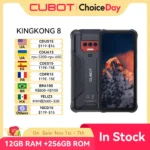 IP68 Waterproof Rugged Smartphone Android 13, Cubot KingKong 8, Octa-core, 12GB RAM(6+6GB), 256GB ROM, 10600mAh, 48MP Camera,NFC