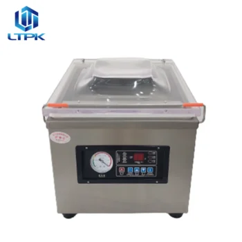 DZ260 Semi-automatic Desktop Small Single Chamber Grains Dates Beans Bag Vacuum Sealing Packing Machine