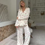 kf-S252f3ddfd7ee40f79c93b92494536cffA-NHKDSASA-Women-s-Love-Print-Cotton-Pajamas-Single-Breasted-Pocket-Sleepwear-Lapel-Long-Sleeve-Women-s