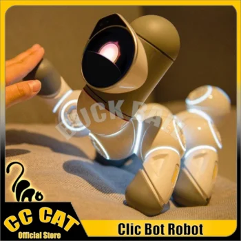 Clicbot AI Robot Smart Advanced Suit Robots Intelligent Accompany Puzzle Robot Toys Program Modular Splicing Electronic Pets