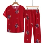 kf-S7da7bb38926c485eb30895842b35f9c7g-Korean-Reviews-Many-Pajamas-Set-Summer-Women-2-Piece-Set-Outfit-Thin-Grandma-Pajama-Sets-Big