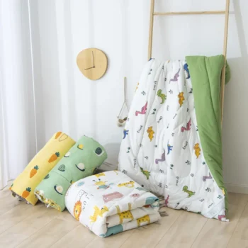 Spring Winter Baby Quilt Comforter Quilted Blanket Summer Soft Nap Cover Newborn Thick Warm Infant Swaddle Wrap Bedding CP2