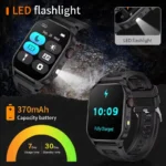 kf-S9675be6abc9741048f2918f7a43782bbE-For-Huawei-Xiaomi-2-01-Inch-Screen-Smart-Watch-Mens-Bluetooth-Call-370-MAh-Sport-Waterproof