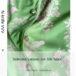 kf-S3882b114407846f8b28251ab29d221e8x-Two-Pieces-Ice-Silk-Pajamas-for-Women-Spring-Autumn-Fashionable-Temperament-Green-Noble-Long-Sleeved-Pants