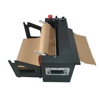 2023 New Protective Packaging Desktop Kraft Paper Bubble Dispenser Paper Bubble Cushion Wrapping Machine For Making Paper Bubble