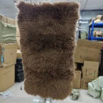 Newborn Photography Props Large Size Flokati 150x90cm Hand-Knitted Pure Greek Wool Blanket Baby Photo Boy Girl Background Mat