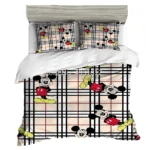 kf-S82c51382495945d98c38810ec677b5034-Disney-Plaid-Mickey-Minnie-Mouse-Bedding-Set-Comforter-Cover-Duvet-Cover-Pillowcases-Bedlinen-for-Children-Adults