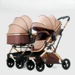 kf-Sf32b6915ea9545c8b943b3fef22cb696p-Multifunctional-Twin-Stroller-Foldable-Double-Stroller-Lightweight-High-View-Double-Children-s-Stroller-Detachable