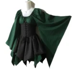 kf-Sd9760a3ccc4c4130a754e10e17b37c6cF-European-and-American-Medieval-Retro-Contrasting-Slim-Fitting-Skirt-with-Flying-Sleeves-Large-Swing-Skirt-One