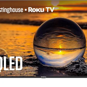 Edgeless QLED Roku TV - 50 Inch Smart TV, 4K UHD TV w/HDR 10+, Dolby Vision, Wi-Fi & Mobile App Connectivity, Flat Screen TV Com