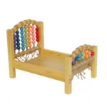 Rainbow Bed Wooden Children Photography Props Newborn Hundred Days Baby Photo 0-6m